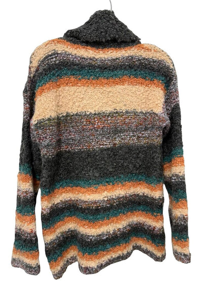 Stripe Mohair Cowl Nk