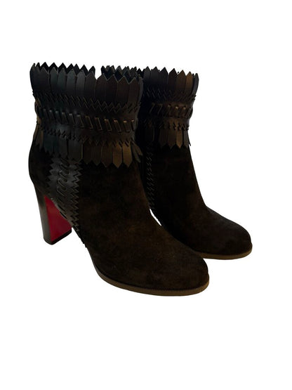 Suede Heeled Bootie