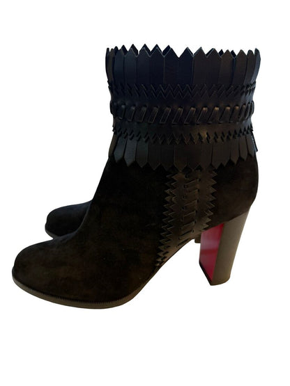 Suede Heeled Bootie