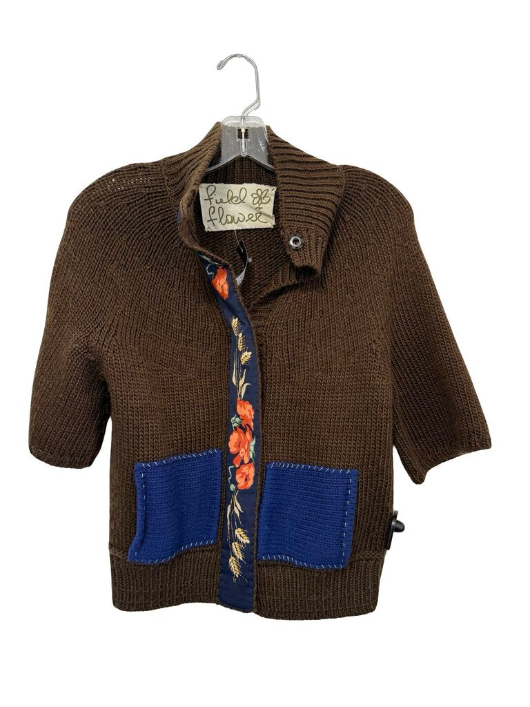 Snap Knit Floral Trim