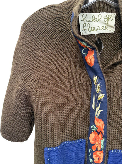 Snap Knit Floral Trim