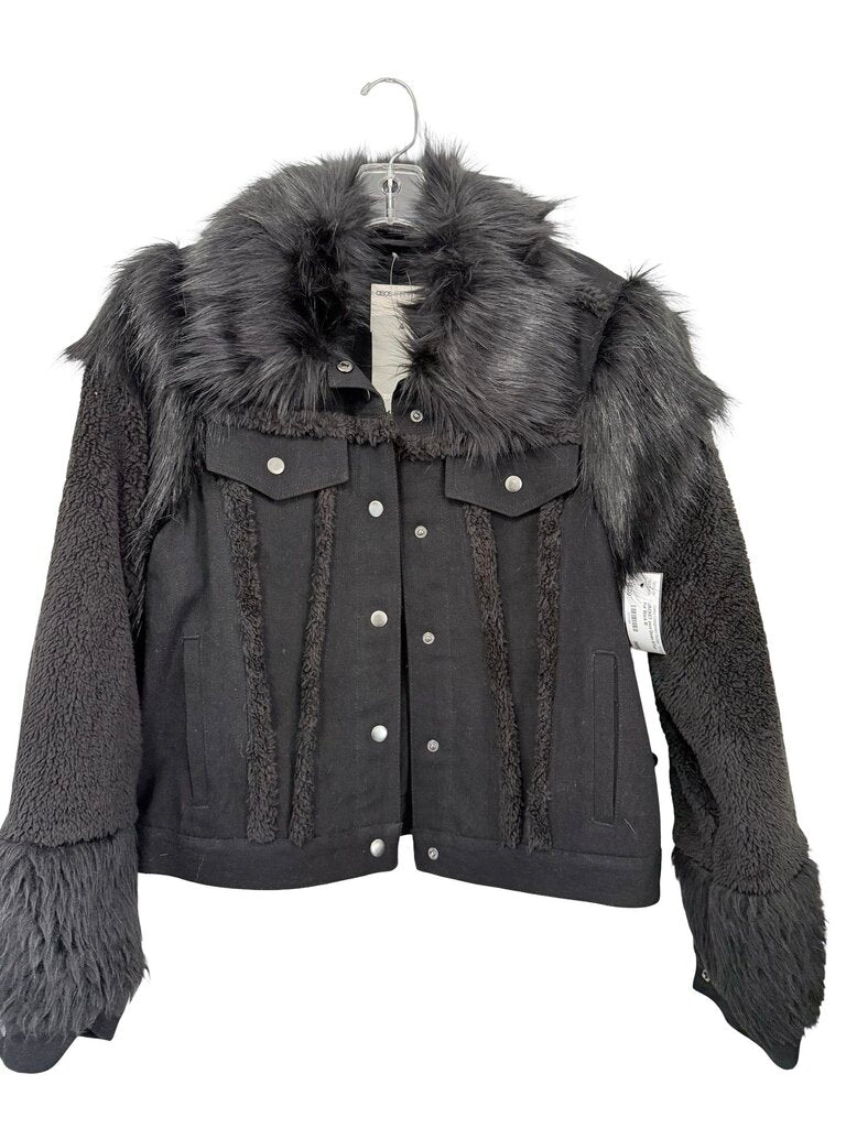 Denim W/Faux Fur