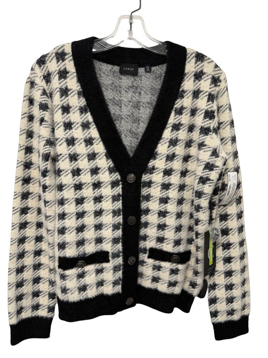 Fuzxy Herringbone Cardigan