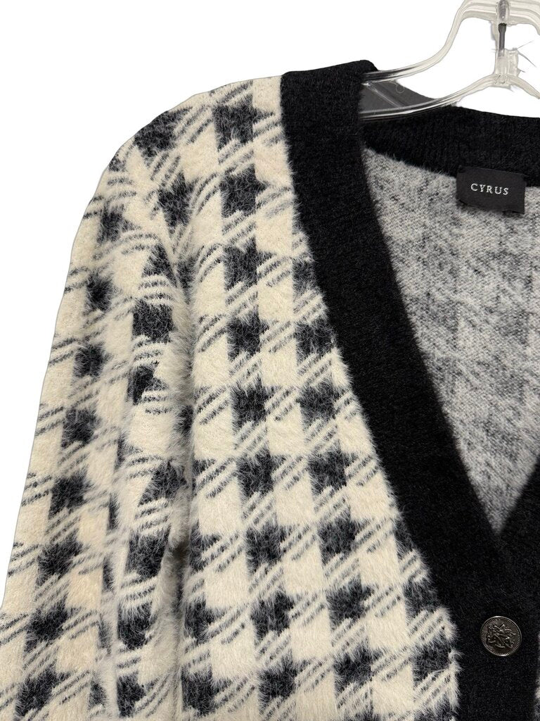 Fuzxy Herringbone Cardigan