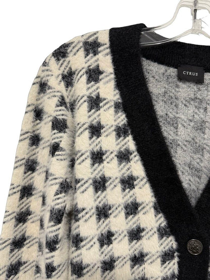 Fuzxy Herringbone Cardigan