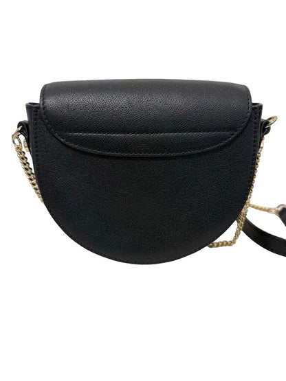 Sm Leather Satchel Gold Chain