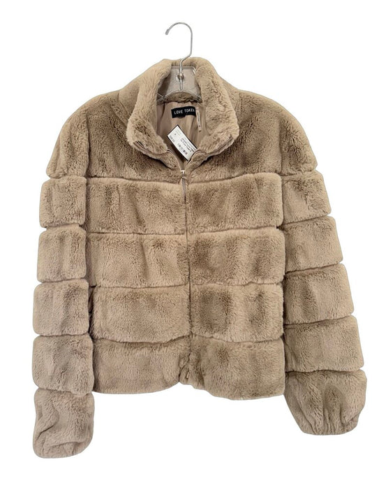 Faux Fur Zip Front