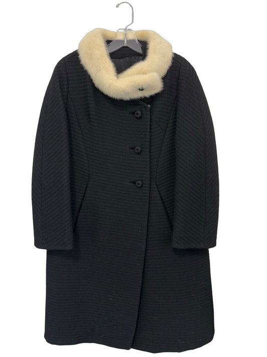 Vintage Mink Collar Ribbed