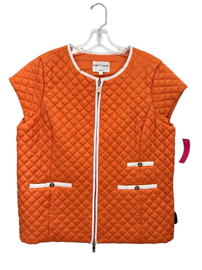 Quilted Piped Zip Front