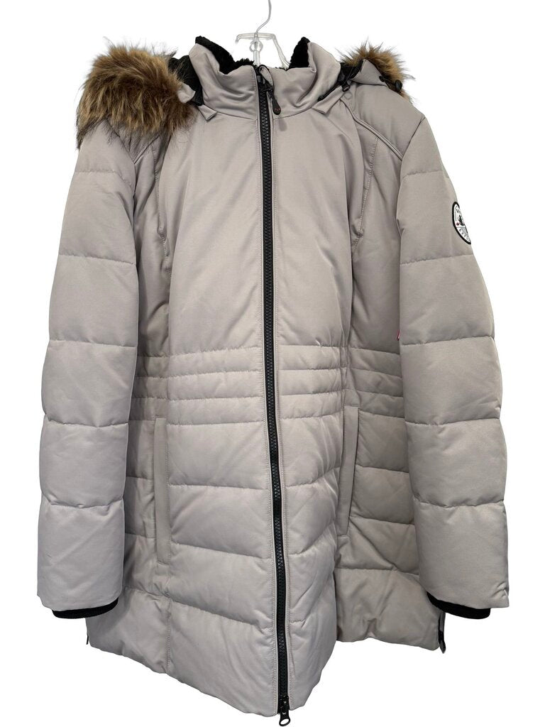 Faux Fur Trim Hood Puffer