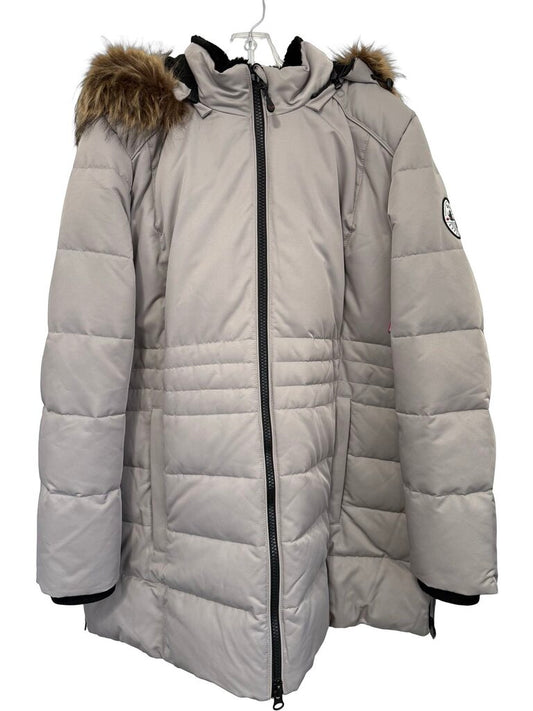 Faux Fur Trim Hood Puffer