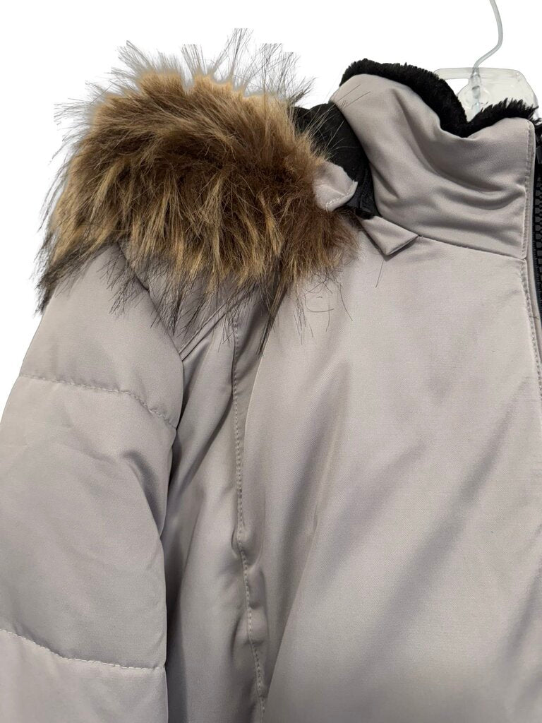 Faux Fur Trim Hood Puffer