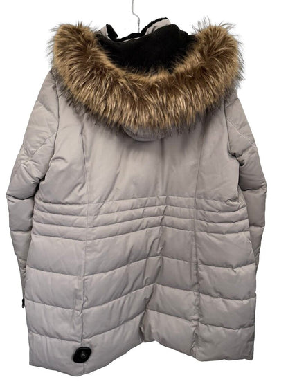 Faux Fur Trim Hood Puffer