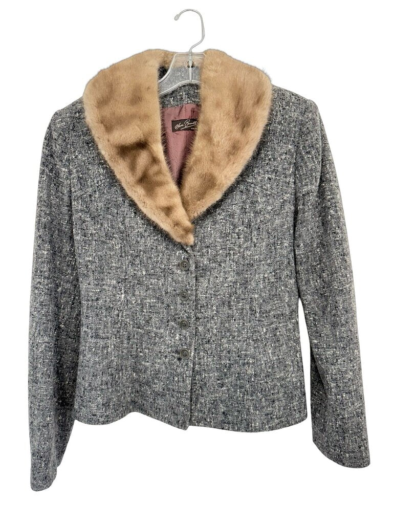 Mink Collar Tweed
