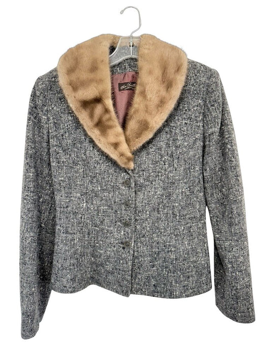 Mink Collar Tweed