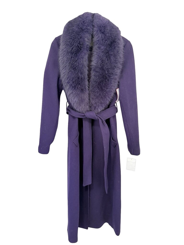 Wrap W/Faux Fox Collar NWT