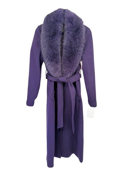 Wrap W/Faux Fox Collar NWT