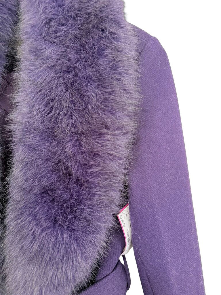 Wrap W/Faux Fox Collar NWT