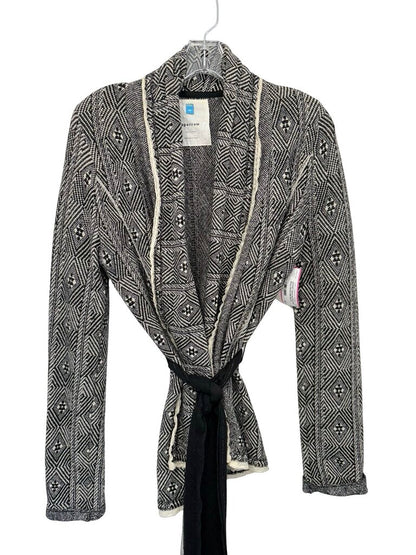 Print Knit Warp Belted