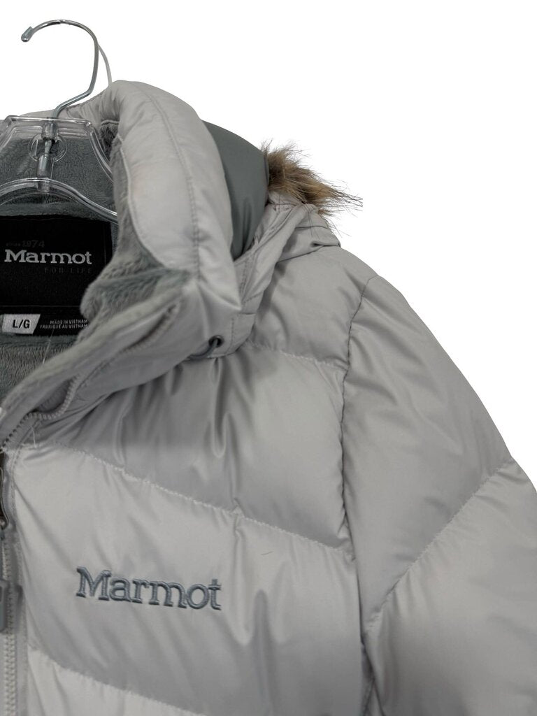 Down Quilted Faux Fur Hood