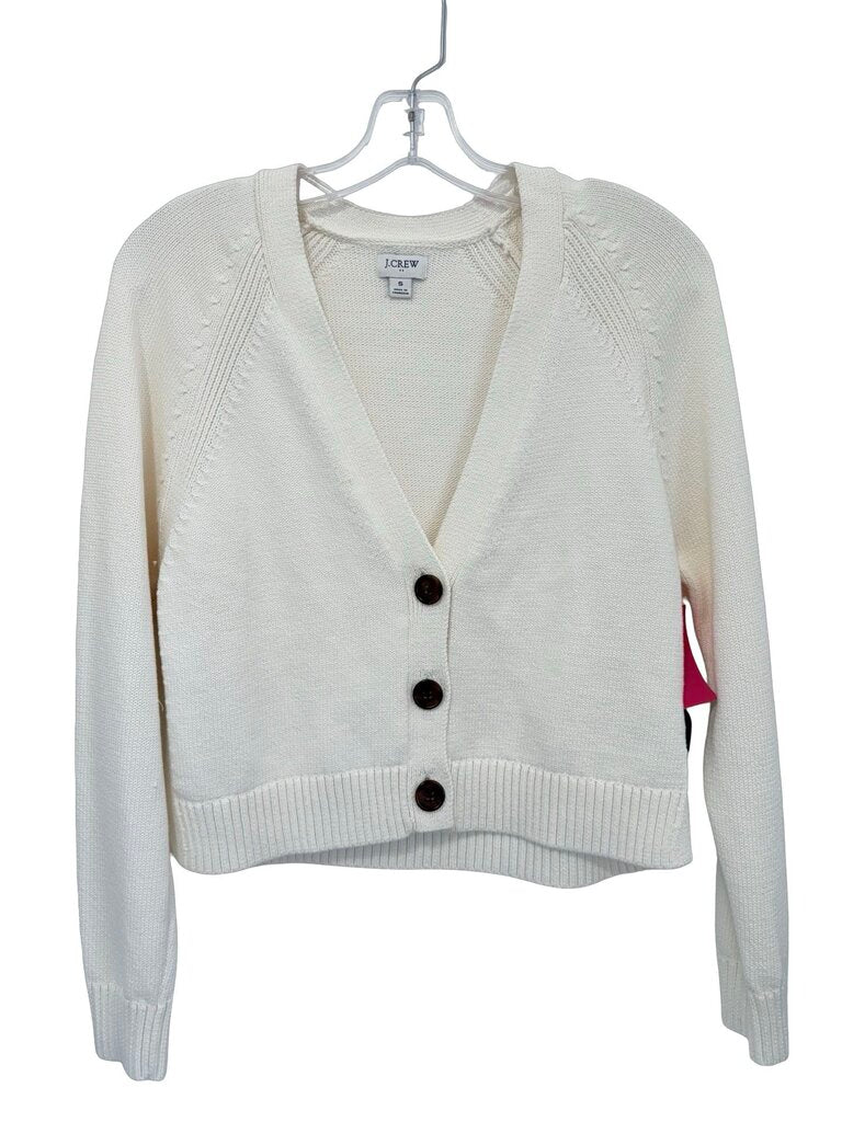 Cotton Blend Short Cardigan