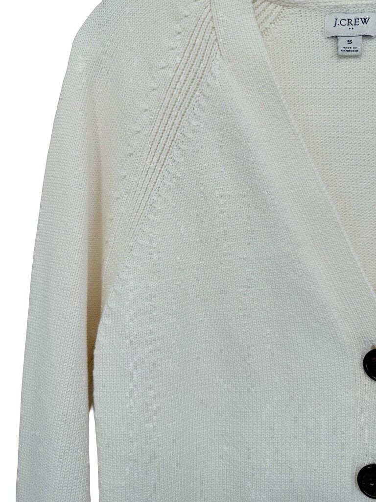 Cotton Blend Short Cardigan