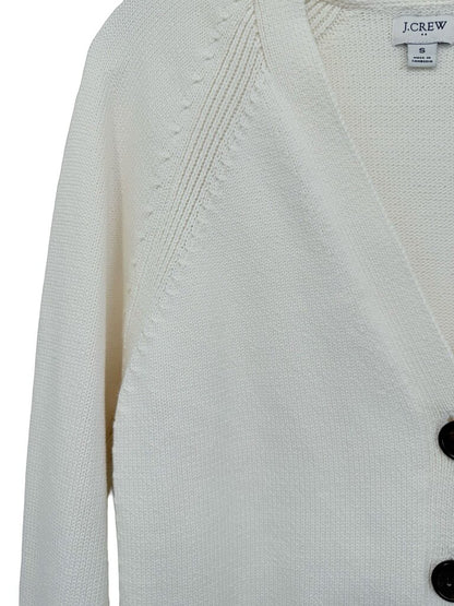 Cotton Blend Short Cardigan