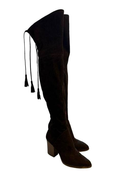 Suede Over the Knee W/Heel