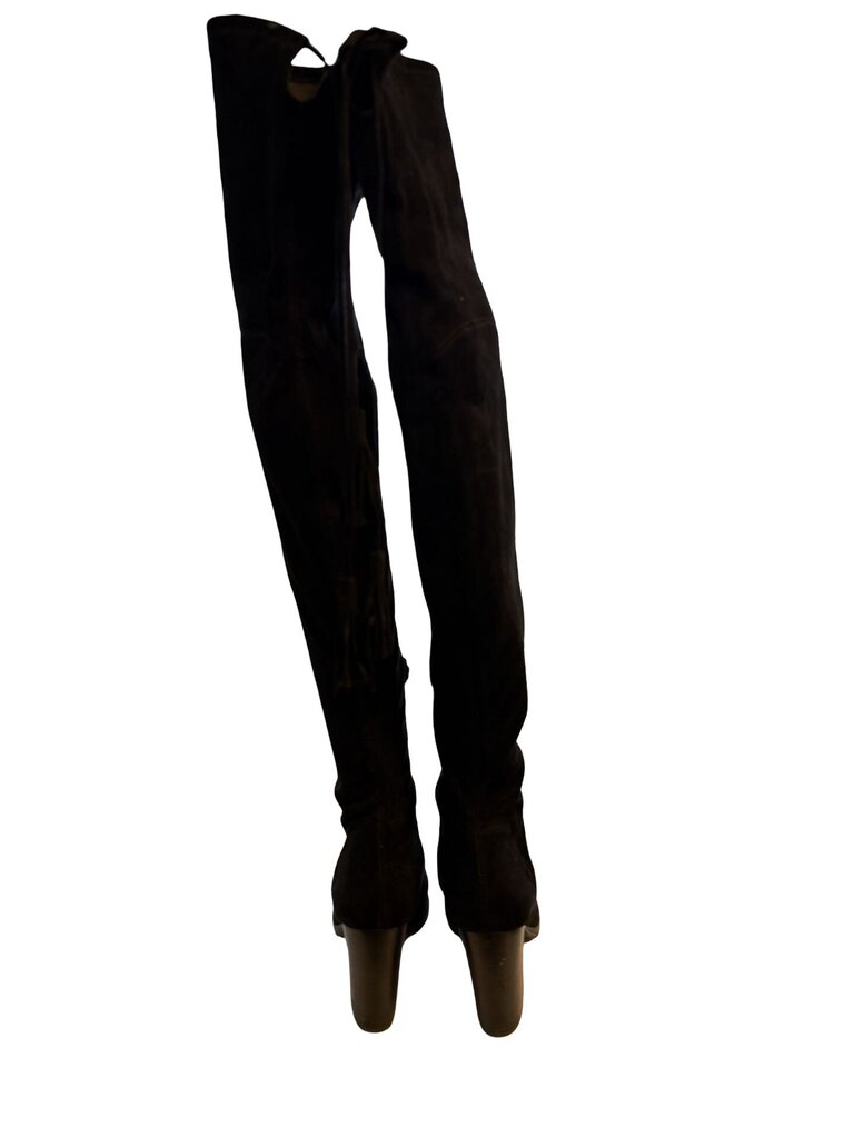 Suede Over the Knee W/Heel