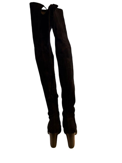 Suede Over the Knee W/Heel