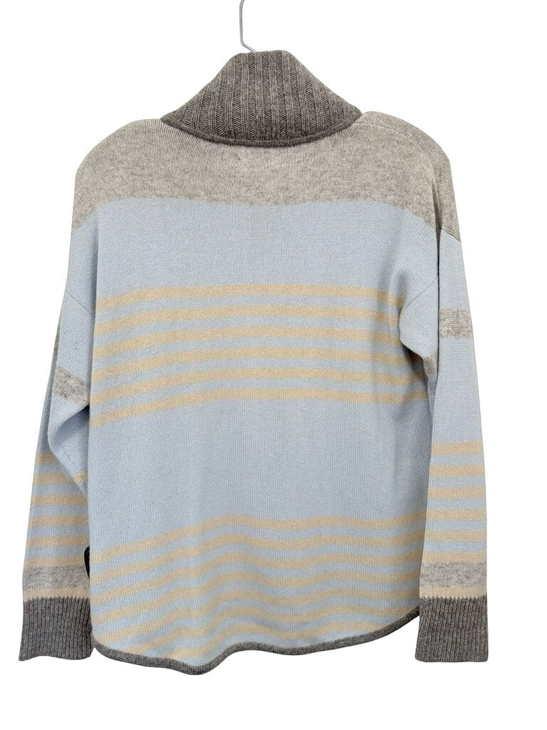 Stripe Cashmere Cardigan