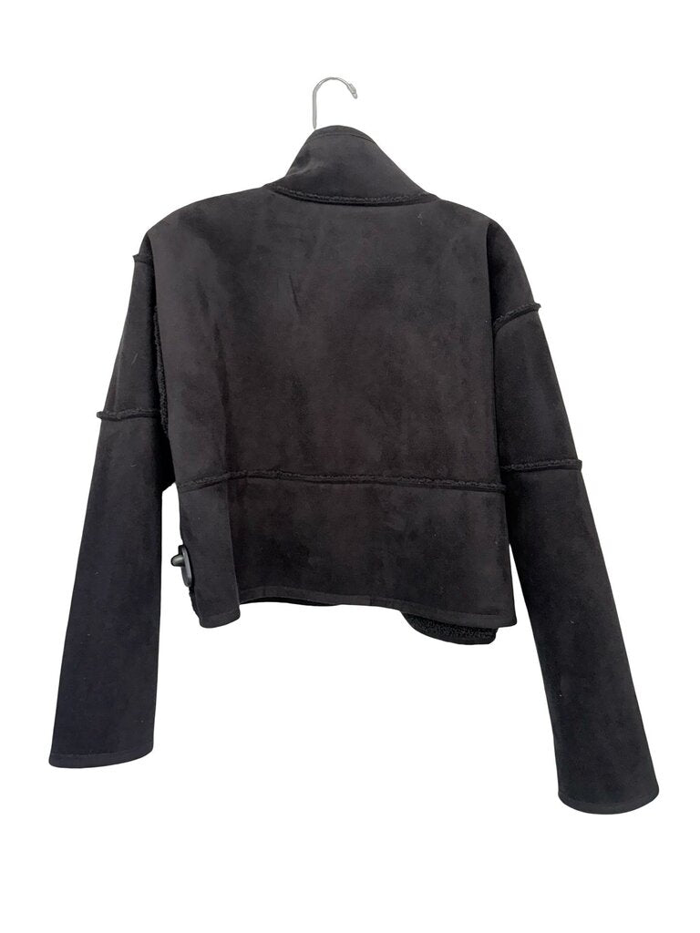 Suede Lined Snap Front