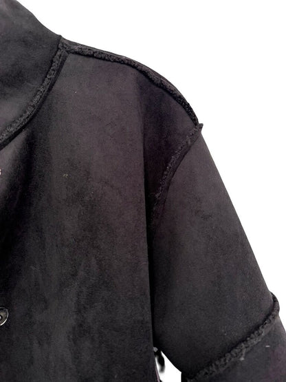 Suede Lined Snap Front