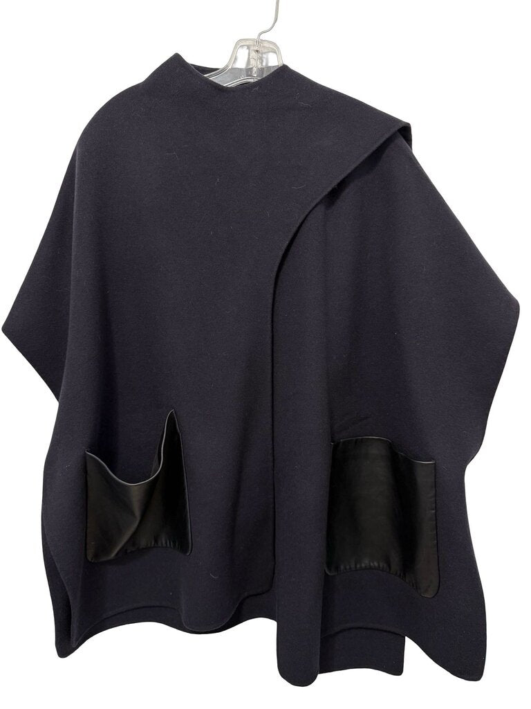 Cape W/Leather Pockets