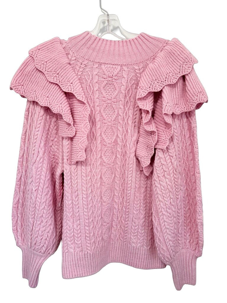 Cable Knit W/Ruffles
