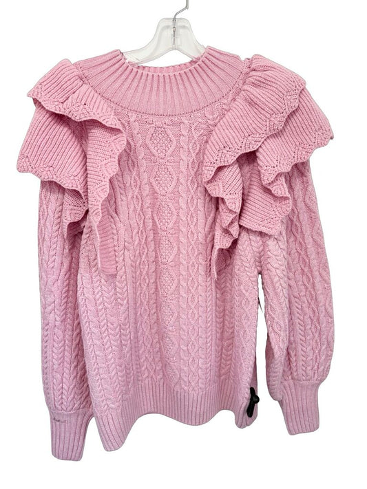 Cable Knit W/Ruffles