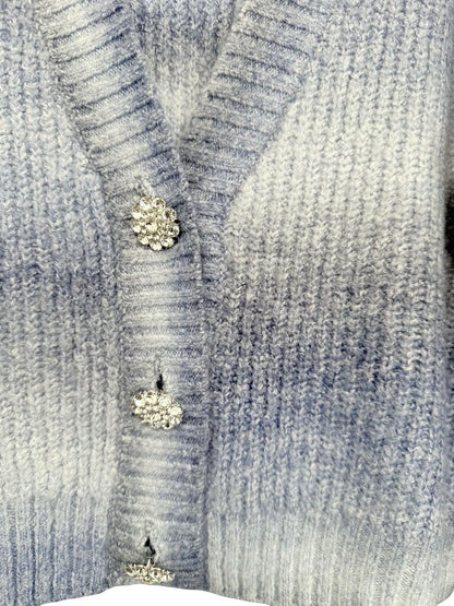 Tie Dye Rhinestone Buttons