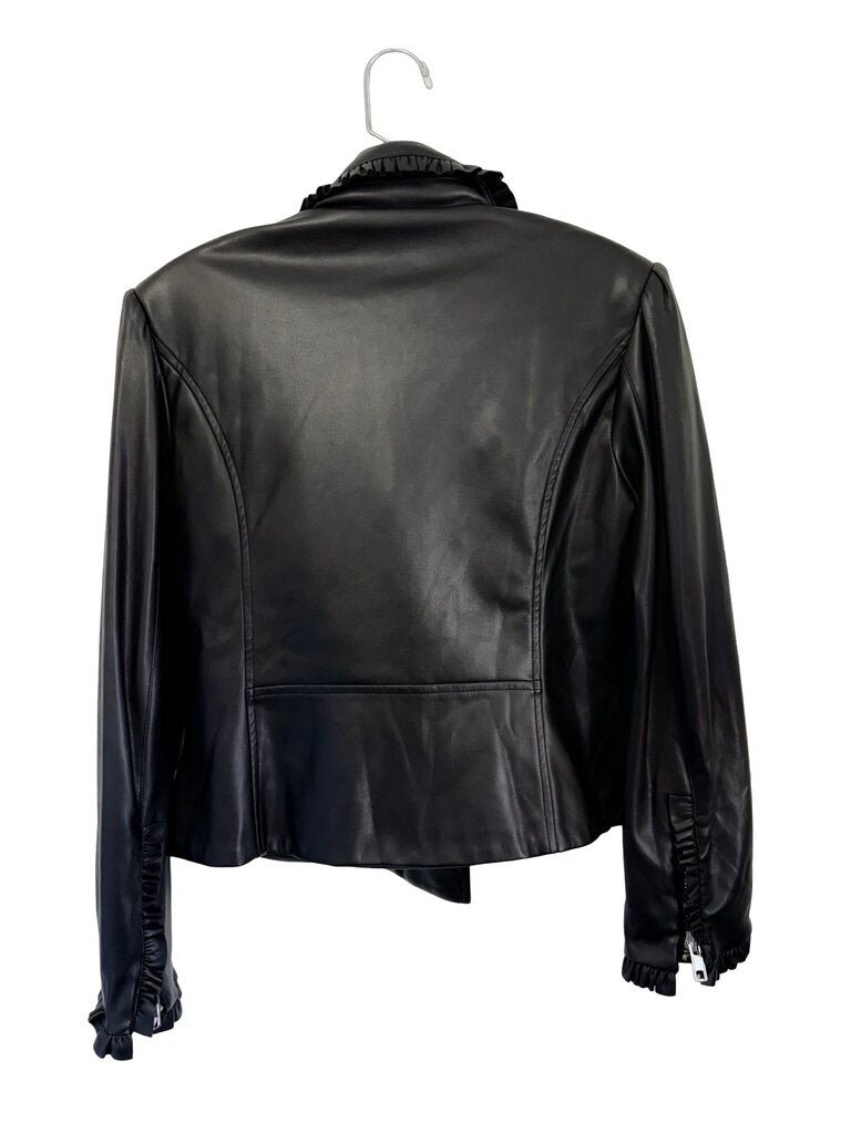 Zip Faux Leather NWT