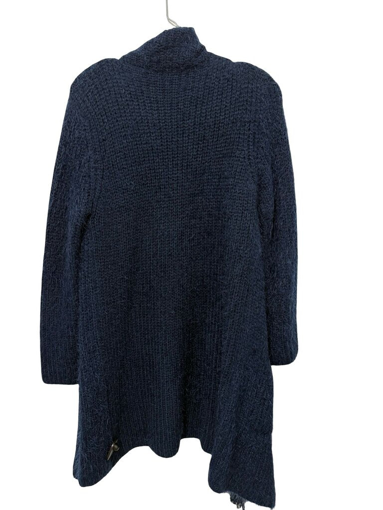 Fuzzy Cardigan W/Fringe