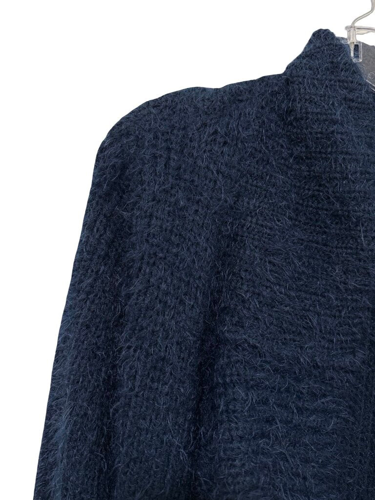 Fuzzy Cardigan W/Fringe