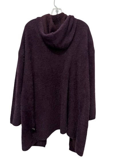 Fuzzy Cardigan W/Hood