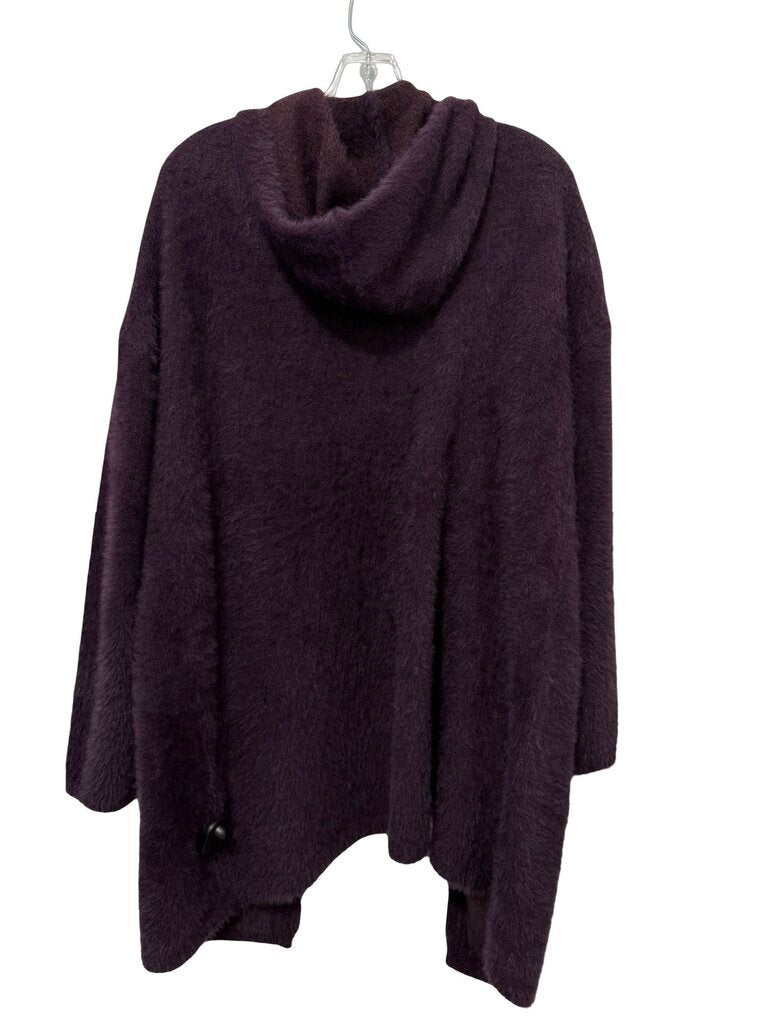 Fuzzy Cardigan W/Hood