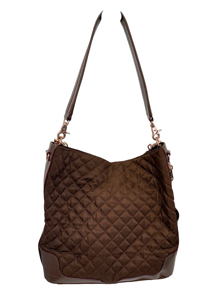 Lg Quilted Rose Gold Hardware