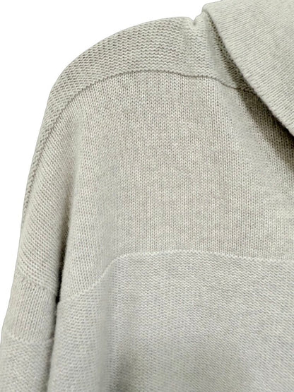 Glitter Stripe Hi Neck