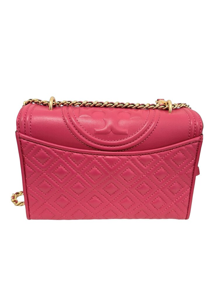 Quilted Foldover Chain Strap