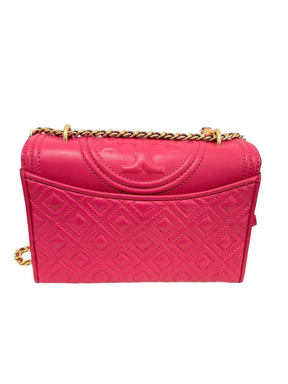 Quilted Foldover Chain Strap