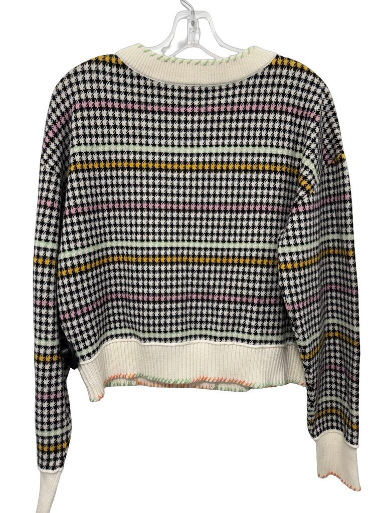 Houndstooth Button Front