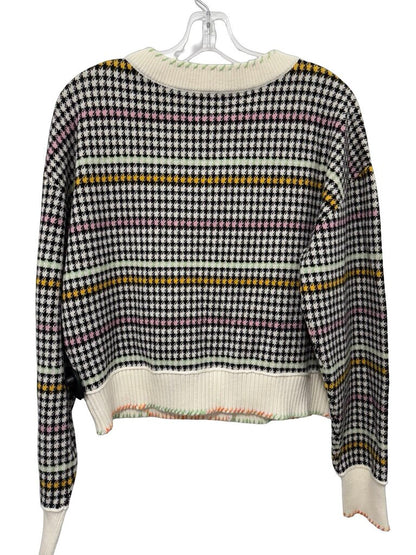 Houndstooth Button Front