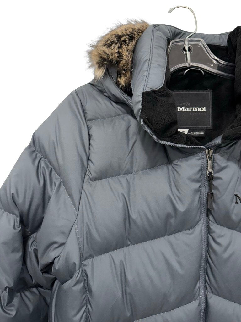 Down Puffer Faux Fur Hood