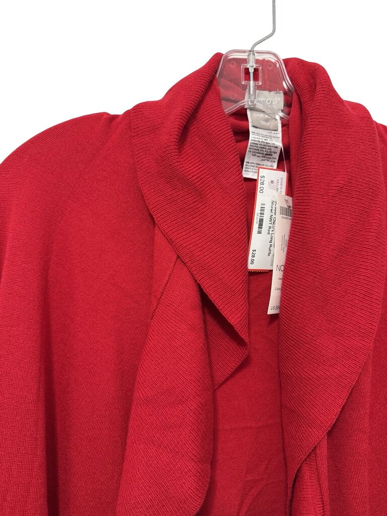 Long Ruffle Shawl NWT